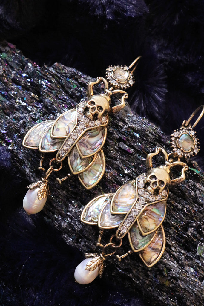 Fly On The Wall Earrings - Bali Moon Jewels