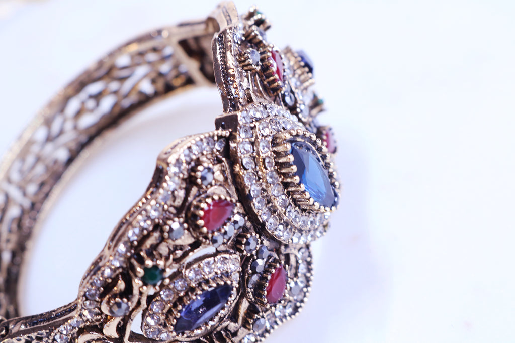 Turkish Nights Bejeweled Snap Bracelet - Bali Moon Jewels